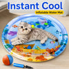 Round Water-Filled Pet Mat for Dogs and Cats