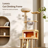 Multi-Level Cat Tree with Scratching Posts and Space Pod
