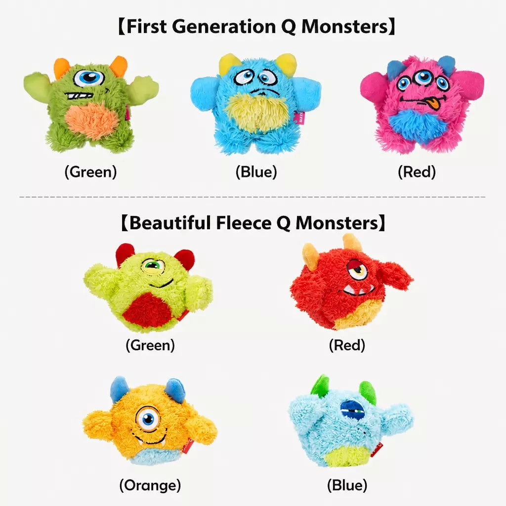 Monster Dragon Egg Squeaky Plush Dog Toy for Small & Medium Dogs