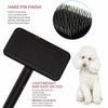Pet Pin Brush for Detangling and Fluffing