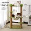 Compact Cat Tree with Space Capsule, Perch, and Cat Hideaway
