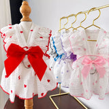 Lightweight Cotton Pet Dress for Small Dogs and Cats