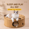 Donut Felt Cat Scratcher Bed & Tunnel