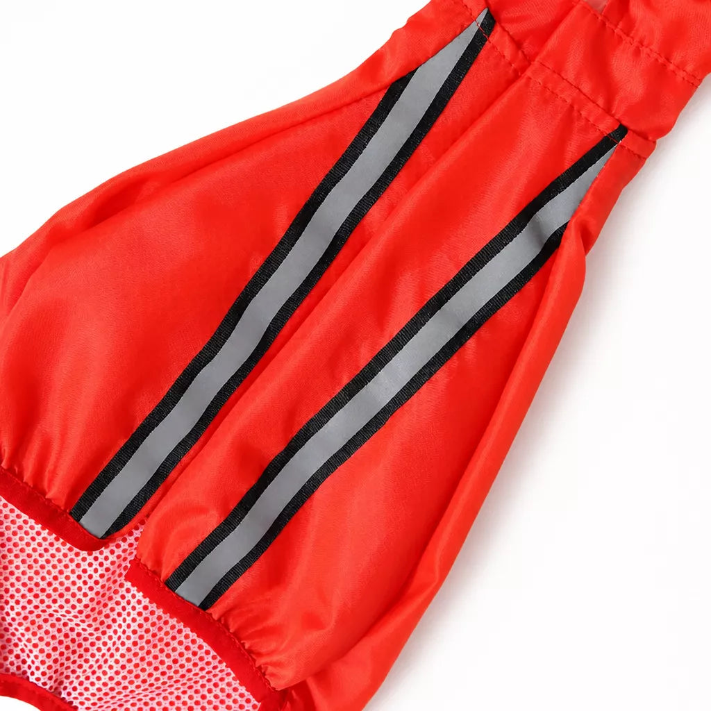 Full-Coverage Four-Leg Waterproof Raincoat for Dogs