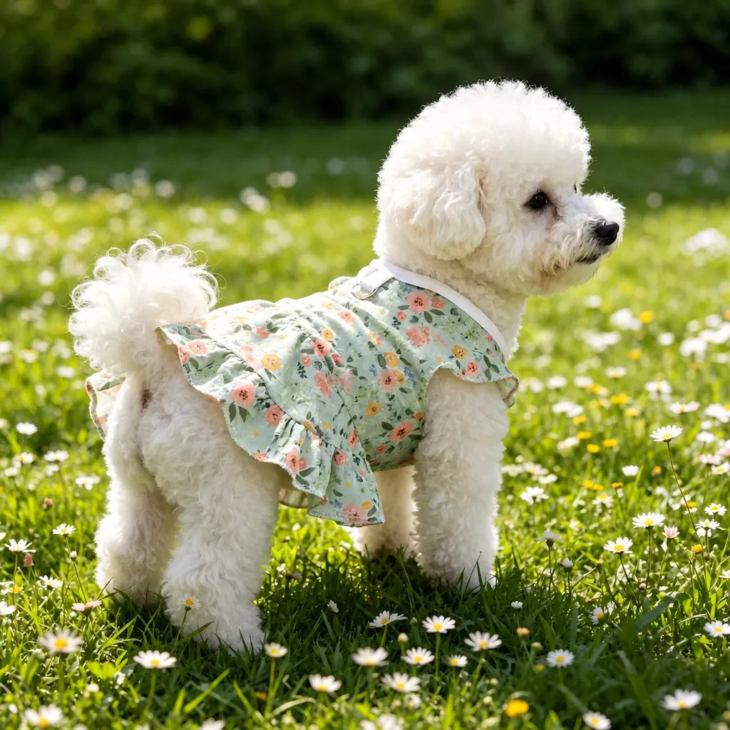 Mesh Pet Dress for Dogs and Cats