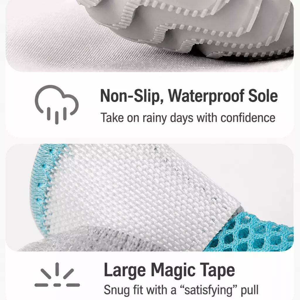 Breathable Mesh Dog Shoes with Soft Soles