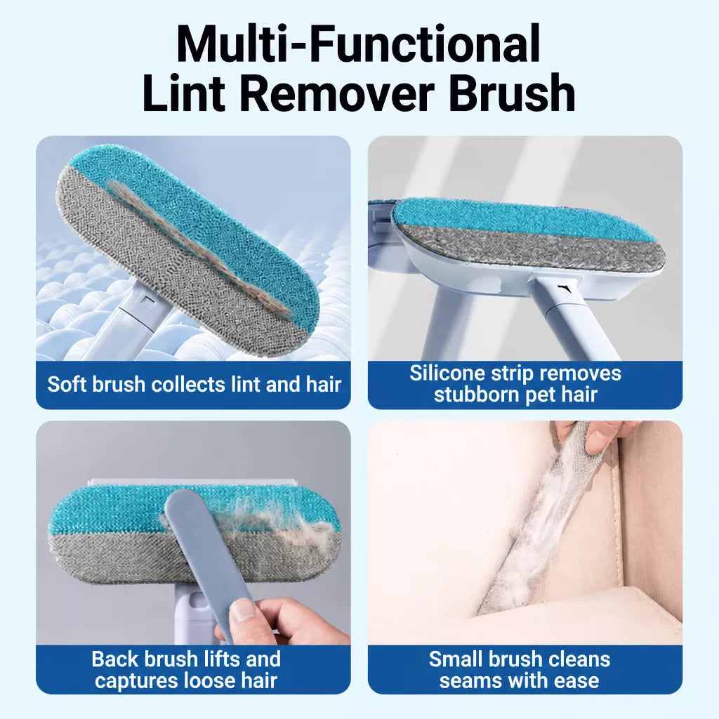 Pet Hair Removal Brush for Sofas and Carpets