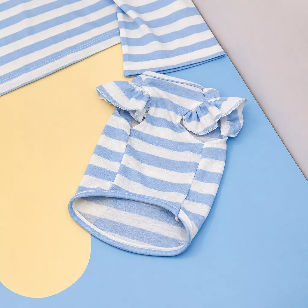 Striped Pet Shirt for Dogs and Cats