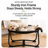 Oval Elevated Foldable Pet Cot for Cats & Dogs