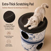Three-Level Milk Tea Cup Cat Scratcher & Hideaway
