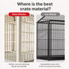 Resin Pet Crate & Indoor Enclosure for Small to Medium Dogs