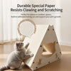 Triangular Cat Scratcher House
