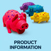 Pig-Shaped Squeaky Dog Toy
