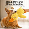 Plush Squeaky Duck Toy for Pets