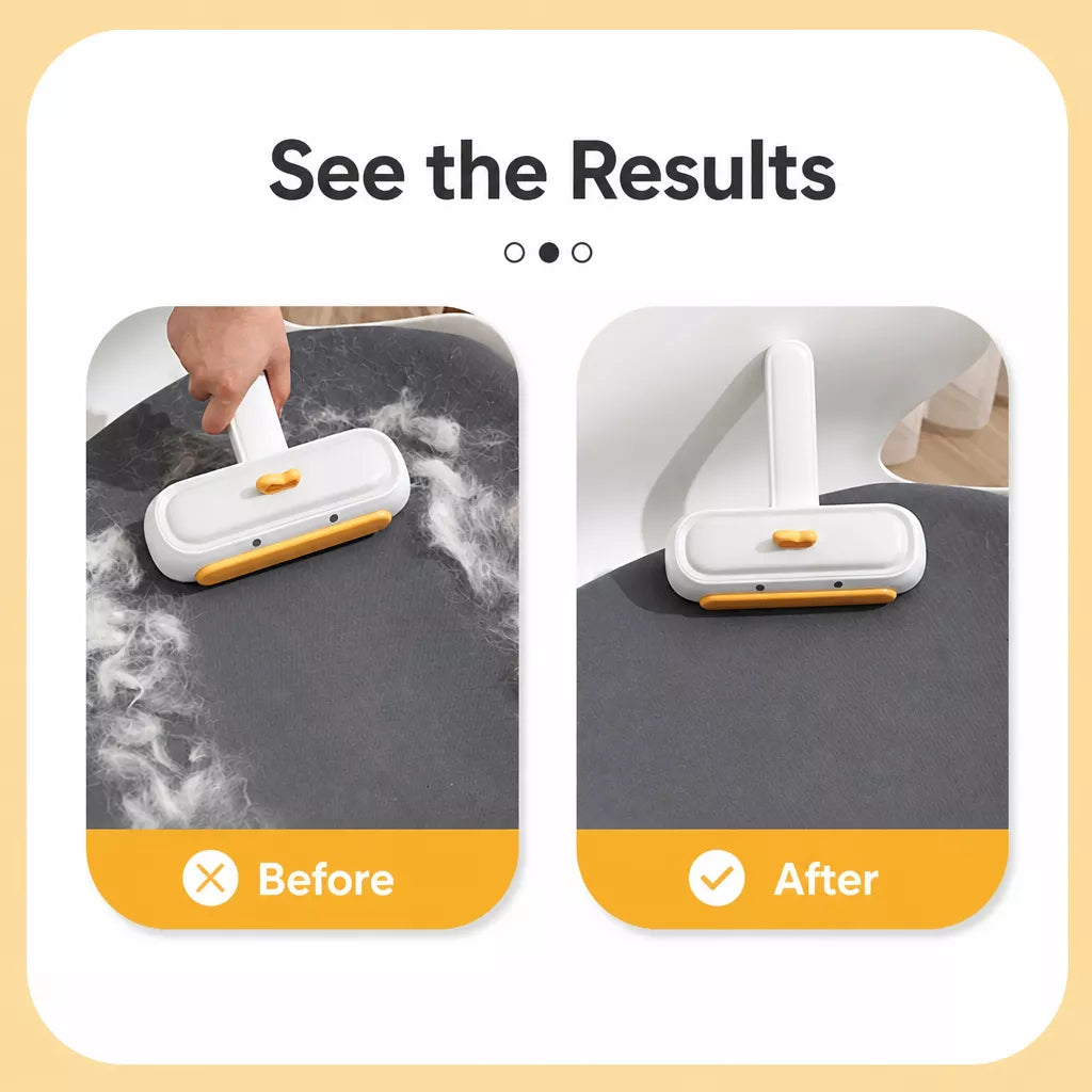 Two-Way Cat Hair Remover for Everyday Cleanup