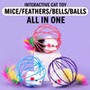 Cage Mouse Cat Toy with Sisal Ball