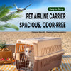 Plastic Travel Carrier for Cats and Small to Medium Dogs