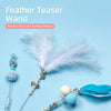 5-Piece Feather Cat Toy Set with Bells