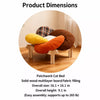 Flower-Shaped Pet Bed with Wood Stand