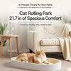 Oval Corrugated Cardboard Cat Scratcher Bed