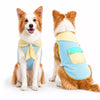 Lightweight Cotton-Linen Dog Vest with Bow Tie