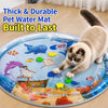 Round Water-Filled Pet Mat for Dogs and Cats