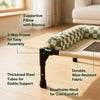 Portable Mesh Pet Cot with Removable Cushion