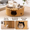 Donut Felt Cat Scratcher Bed & Tunnel