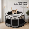Foldable Enclosed Pet Bed for Cats and Dogs