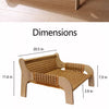 Nylon Cat Bed with Breathable Hammock-Style Design