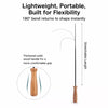 Telescoping Cat Teaser Wand with Interchangeable Attachments
