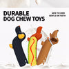 Latex Sausage Dog Squeaky Toy for Small and Medium Dogs