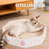 Petal-Shaped Corrugated Paper Cat Scratcher