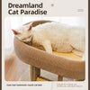 Compact Cat Tree with Sisal Scratching Post and Bed