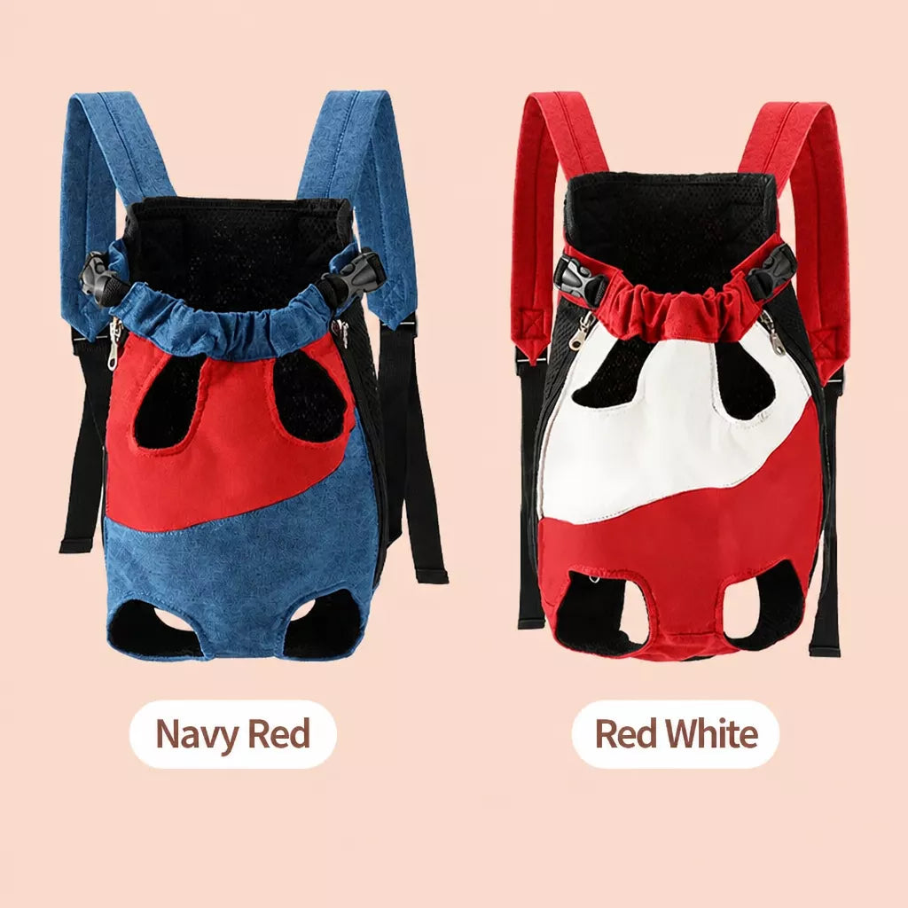 Front-Carry Pet Carrier Backpack for Small Dogs and Cats