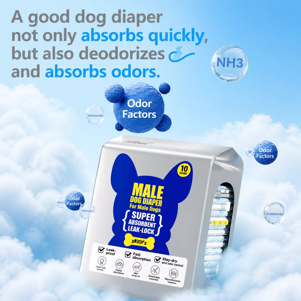 Dog Diaper Pants for Male and Female Dogs
