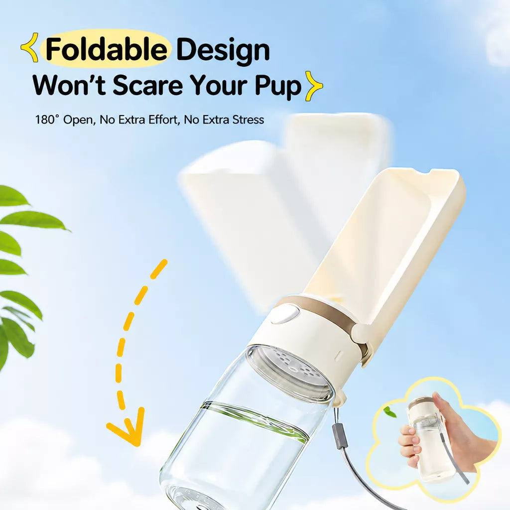 Portable Dog Water Bottle for Walks and Outdoor Adventures