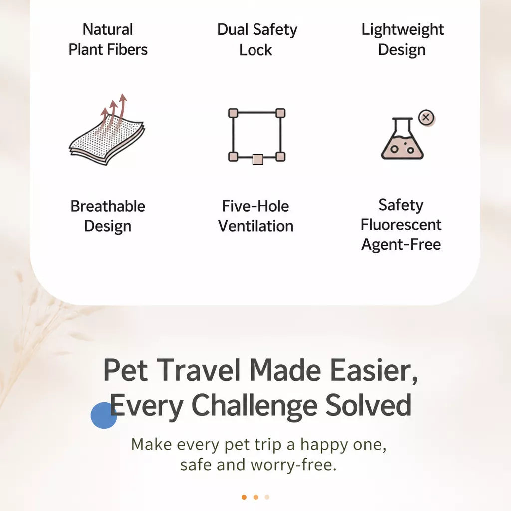 Front Carrier Backpack for Small Dogs and Cats