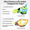 Dog Life Jacket for Swimming, Small to Large Dogs