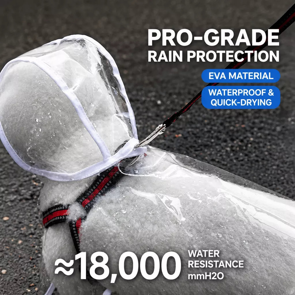 Waterproof Four-Leg Dog Raincoat