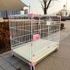 Indoor Stackable Metal Dog Crate with Sliding Door