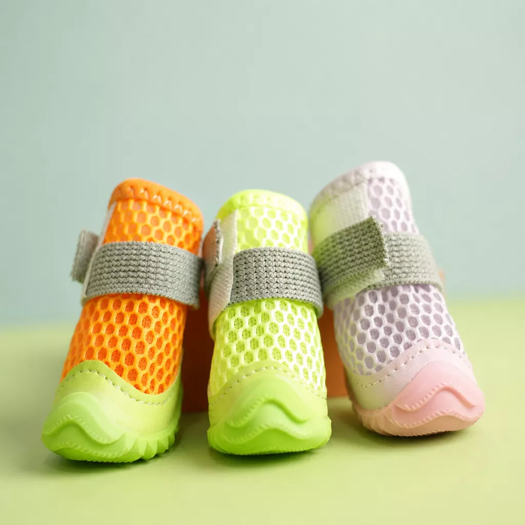 Breathable Mesh Dog Shoes with Soft Soles for Small Dogs