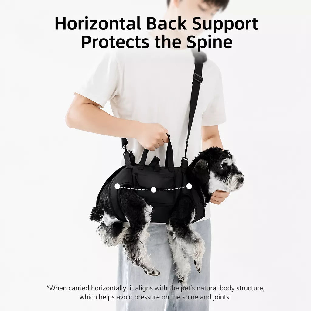 Convertible Pet Carrier Backpack and Shoulder Bag