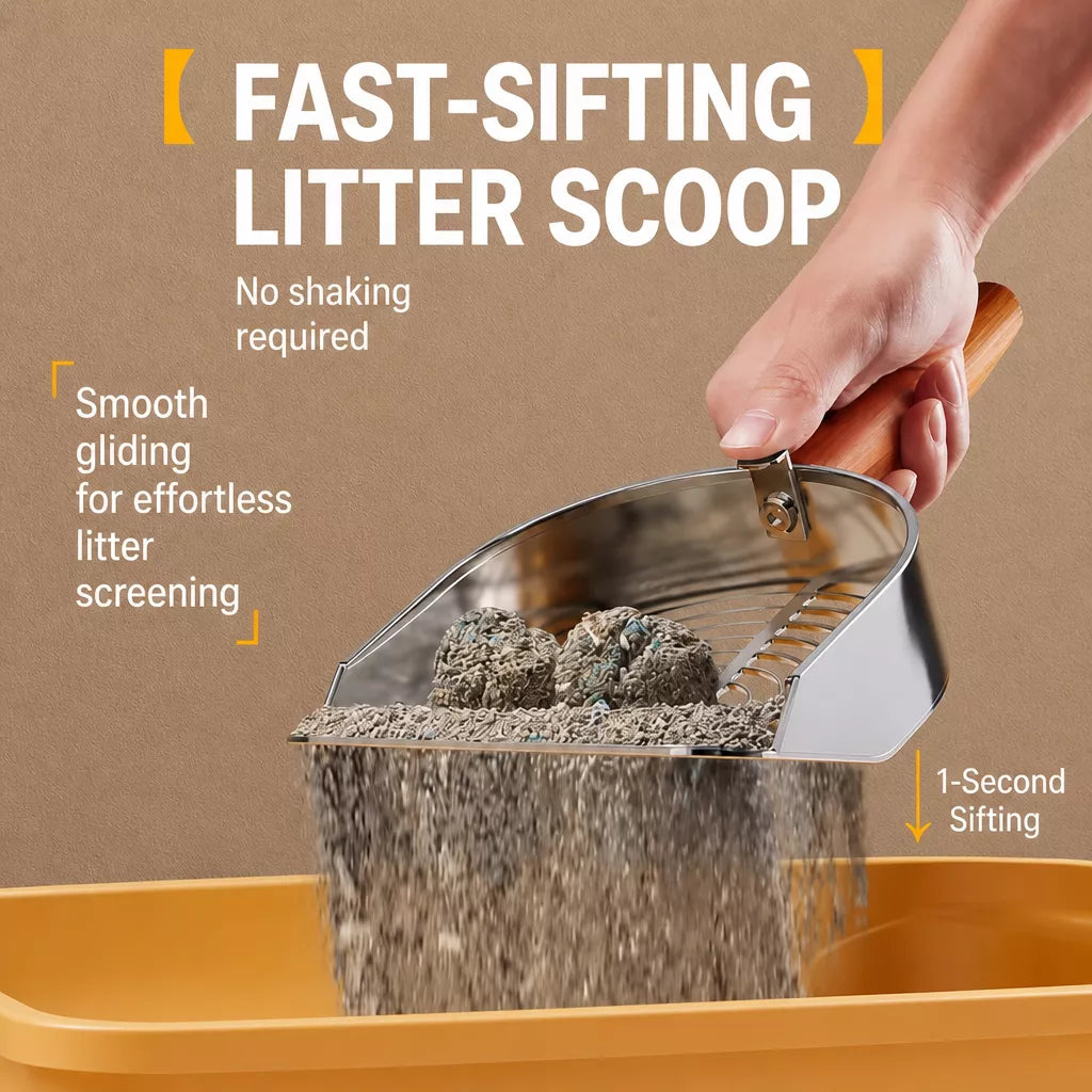 Metal Cat Litter Scoop