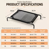 Elevated Mesh Dog Bed with Iron Frame