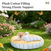 Striped Washable Pet Bed Mats