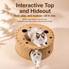 Donut Felt Cat Scratcher Bed & Tunnel