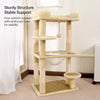 Compact Cat Tree with Space Capsule, Perch, and Cat Hideaway
