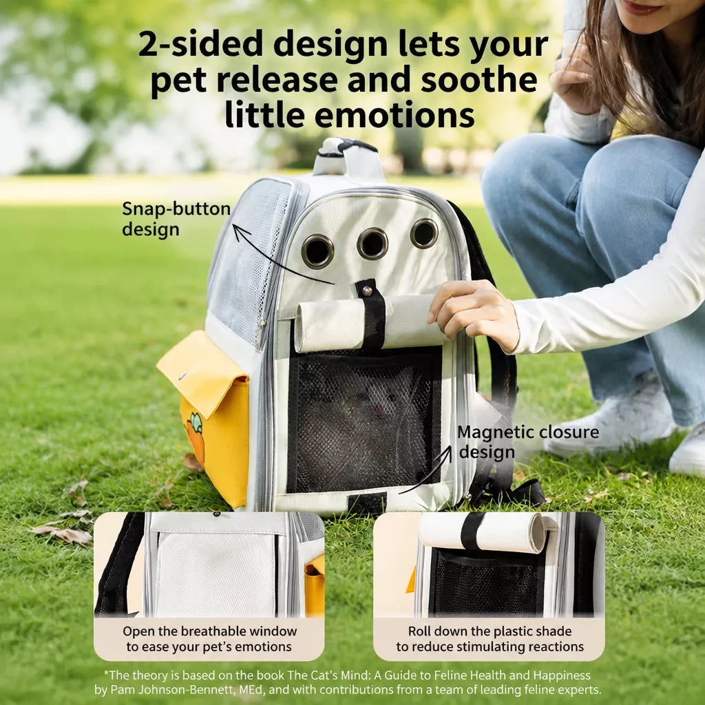 Pet Carrier Backpack for Cats and Small Dogs