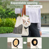 Canvas Crossbody Pet Carrier for Cats and Small Dogs